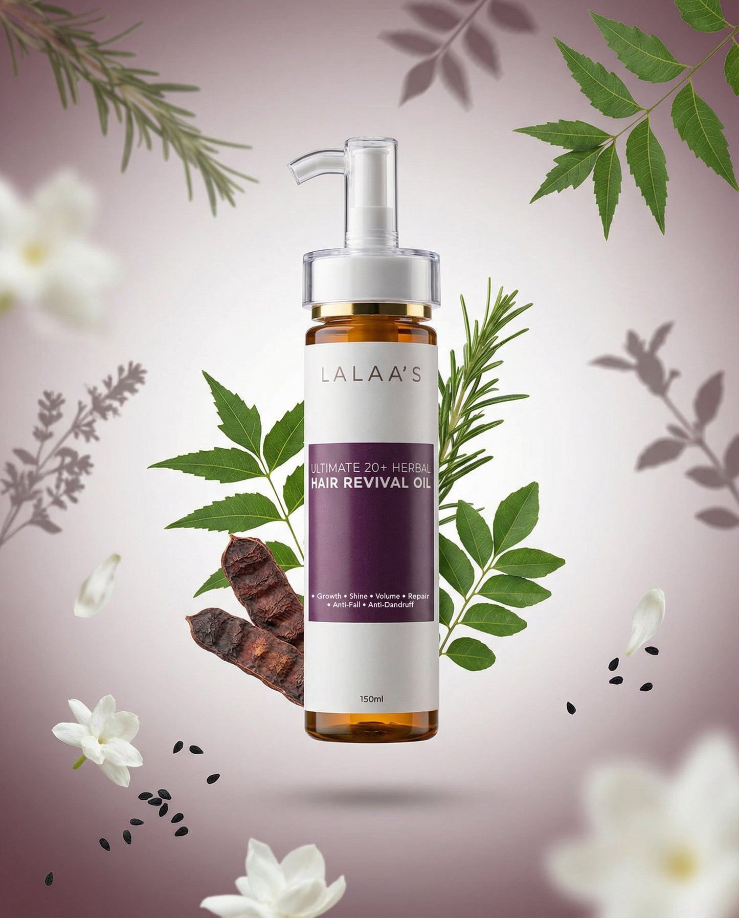 Ultimate 20+ Herbal Hair Revival Oil